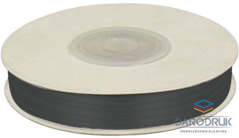 Titanum Wstążka Craft-Fun Series satynowa 3x50 [mm x m] czarny Titanum (TS3-010)