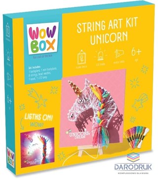 Tm Toys Zestaw kreatywny dla dzieci Wow Box sznurkowy Jednorożec Tm Toys (WOW536332)