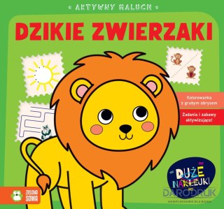Zielona Sowa Książka dla dzieci Aktywny maluch. Dzikie zwierzaki Zielona Sowa