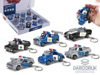 Adar Brelok auto policyjne metalowe 1:64 mix Adar (632714)