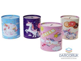 Adar Skarbonka 15 cm jednorożec mix metal Adar (610859)