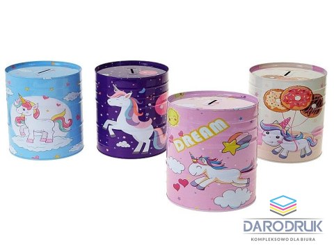 Adar Skarbonka 15 cm jednorożec mix metal Adar (610859)