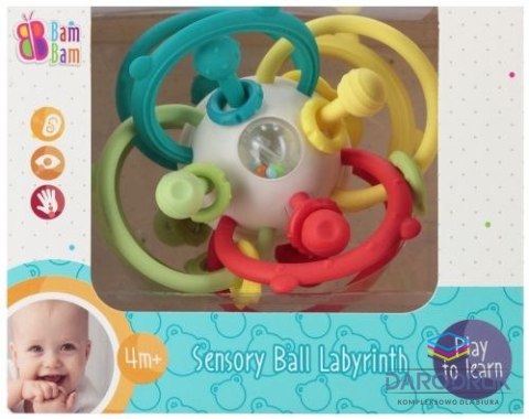 Bam Bam Zabawka edukacyjna kula sensoryczna Labirynt Bam Bam (541620)