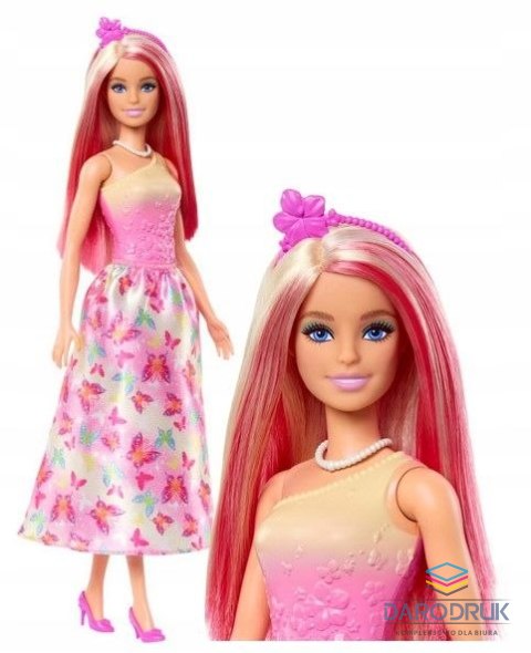 Barbie Lalka Księżniczka różowa [mm:] 290 Barbie (HRR08)