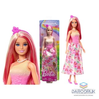Barbie Lalka Księżniczka różowa [mm:] 290 Barbie (HRR08)