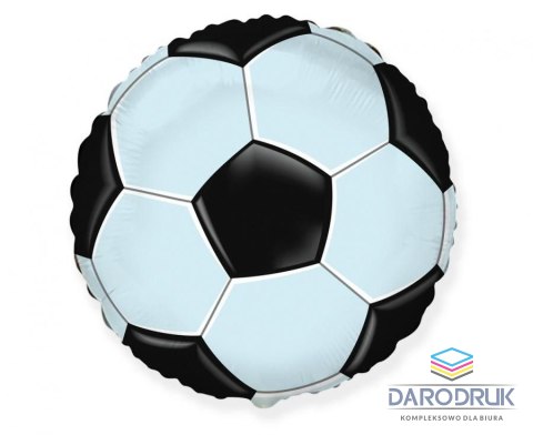 Godan Balon foliowy Football - piłka czarna (okrągły) 18cal Godan (C401506)