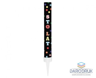 Godan Fontanna tortowa Sto Lat 12 cm/ 1 szt., czarne Godan (KZ-FTZ1/5)