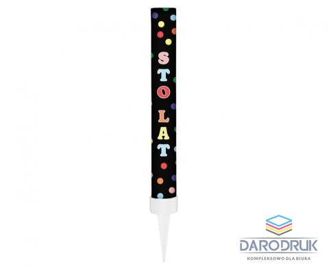 Godan Fontanna tortowa Sto Lat 12 cm/ 1 szt., czarne Godan (KZ-FTZ1/5)