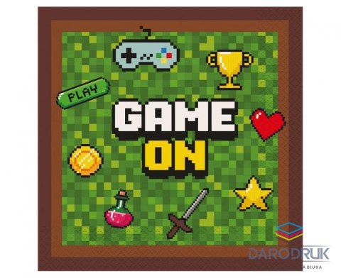 Godan Serwetki Game On mix papier [mm:] 330x330 Godan (PW-SEGO)