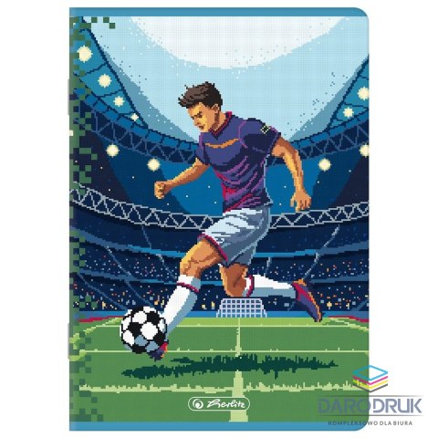 Herlitz Zeszyt A5 PREMIUM PIXEL FUN 16k. 70g linia podwójna kolorowa Herlitz (400207498)