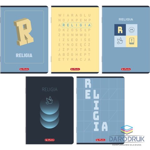 Herlitz Zeszyt A5 Religia mix 60k. 70g krata Herlitz (400206356)