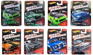 Hot Wheels Samochód SZYBCY I WCIEKLI MIX Hot Wheels (HNR88)