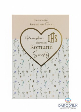 Kukartka Książeczka pamiątkowa z komunii Kukartka (PMB-0073)