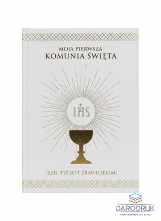 Kukartka Książeczka pamiątkowa z komunii Kukartka (PMB-0074)