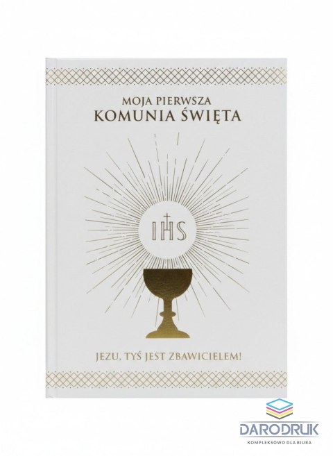 Kukartka Książeczka pamiątkowa z komunii Kukartka (PMB-0074)