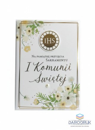 Kukartka Książeczka pamiątkowa z komunii Kukartka (pmb pr-0011)