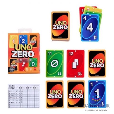 Mattel Gra karciana Uno Zero Mattel (JHH48)