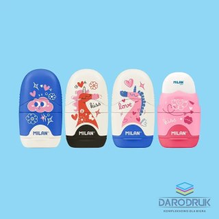 Milan Temperówko-gumka Capsule Flowicorn Milan (4701116FLC)