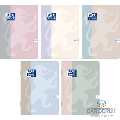 Oxford Zeszyt A5 B-LIGHT 60k. 90g krata Oxford (400210139)