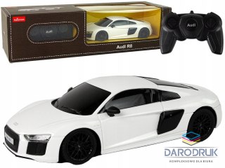 Rastar Samochód R/C Audi R8 1:24 Białe Rastar (15270)