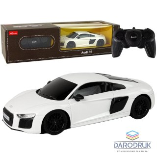 Rastar Samochód R/C Audi R8 1:24 Białe Rastar (15270)