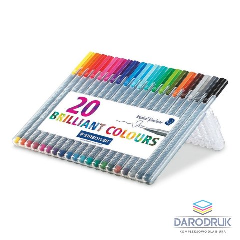Staedtler Cienkopis wkład mix 0,3mm 20kol. Staedtler (S 334 SB20)