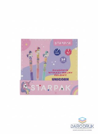 Starpak Długopis Pony wymazywalny wkład niebieski 0,7mm Starpak (552679)