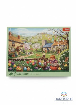 Trefl Puzzle Poszukiwanie wielkanocnych jajek 1000 el. Trefl (10977)