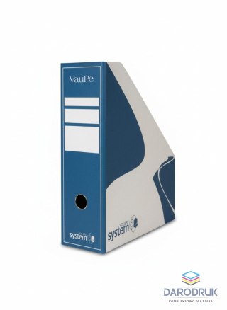 VauPe Pojemnik na dokumenty pionowy A4 niebieski tektura VauPe (440/03)