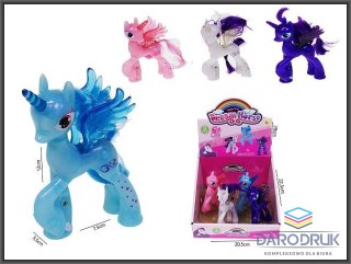 Hipo Figurka Jednorożec 14cm ze światłem Hipo (H14202)
