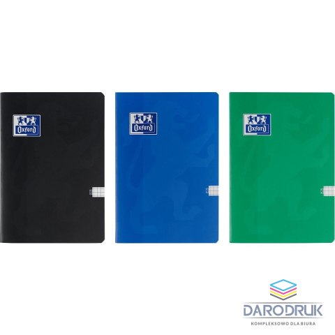 Oxford Zeszyt Oxford A5 60 kartek krata 2+1 gratis