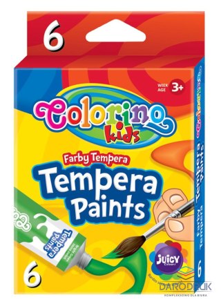 Patio Farba tempera colorino kolor: mix 12ml 6 kolor. Patio (68390)