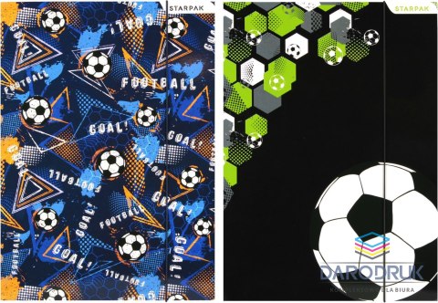 Starpak Teczka kartonowa na gumkę Football A4 mix Starpak (553549)