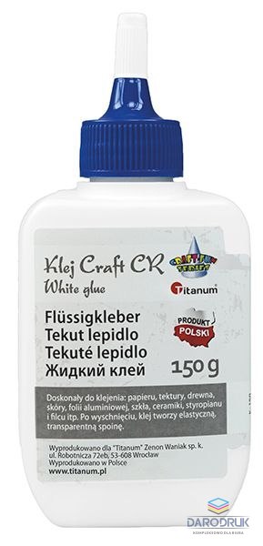 Titanum Klej w płynie Craft-Fun Series Craft CR 150g Titanum (K-150)