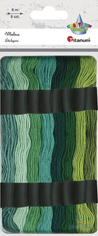 Titanum Mulina Craft-Fun Series tonacja zielona 8 kol. Titanum (21DT0514-2)