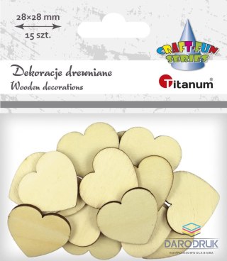 Titanum Ozdoba drewniana Craft-Fun Series Titanum (WDY162)