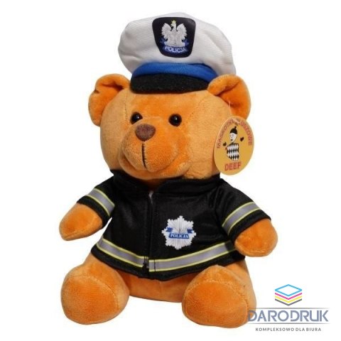 Deef Pluszak Miś policjant [mm:] 180 18cm Deef (04373)