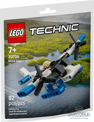 Lego Klocki konstrukcyjne Technic Biały wodnosamolot Lego (30736)