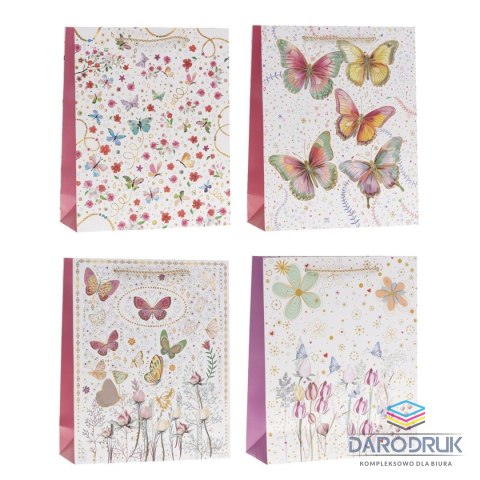 Rozette Torba prezentowa A4 [mm:] 260x320x 100 Rozette (Torebka TK-25087-HS-A4(26x32x10))