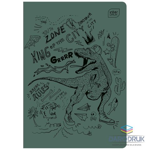 Interdruk Zeszyt A5 32k. 70g krata Interdruk (ZE32KF#)