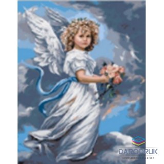 Norimpex Zestaw kreatywny Diamentowa mozaika aniołek 40x30cm Norimpex (NO-1006997)