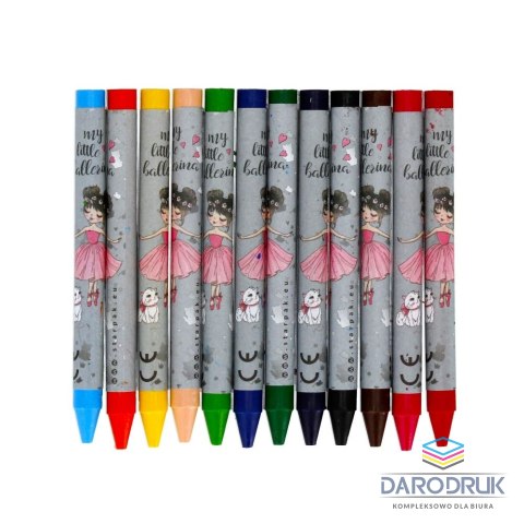 Starpak Kredki świecowe Balerina 12 kol. Starpak (490940)