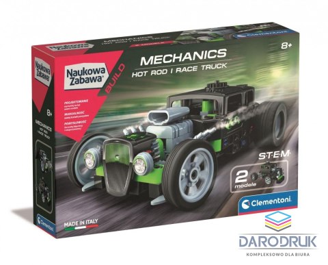 Clementoni Klocki konstrukcyjne Laboratorium Mechaniki Hot Rod i race truck Clementoni (GXP-860638)