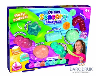 Dumel Masa plastyczna dla dzieci SENSORY słodycze mix Dumel (DD30631)
