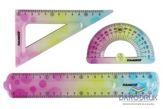 Flamingo Komplet geometryczny 3 el. Flamingo (FLKR972278)