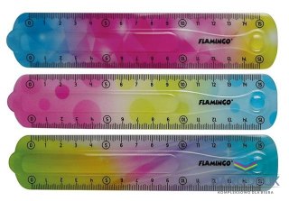 Flamingo Linijka plastikowa 15cm Flamingo (FLKR972275)