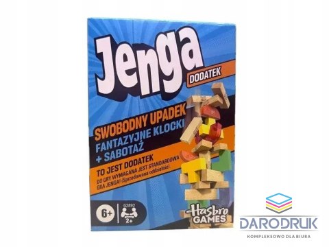 Hasbro Gra zręcznościowa Jenga dodatek EXPANSION DOWNFALL Hasbro (G2892)