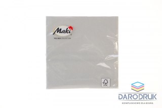 Pol-mak Serwetki srebrny celuloza [mm:] 330x330 Pol-mak