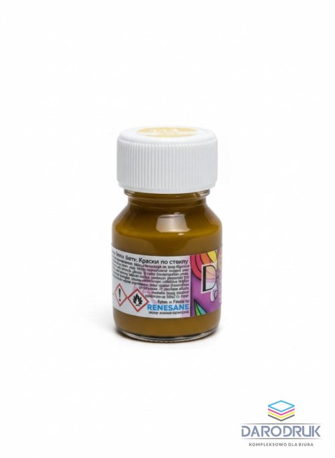 Renesans Farba do malowania na szkle kolor: żółte 30ml 1 kolor. Renesans (111)