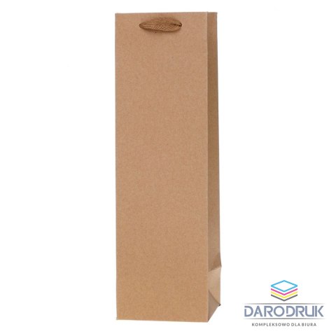 Rozette Torba prezentowa torebka LUX kraft na butelkę [mm:] 110x360x 100 Rozette (5907354056187)